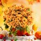 7-Pack Artificial Fall Mums – 12.6” Silk Faux Daisy Flowers for Indoor & Outdoor Home Décor, Porch, Pots, Planters, Garden & Seasonal Autumn Arrangements (Orange)